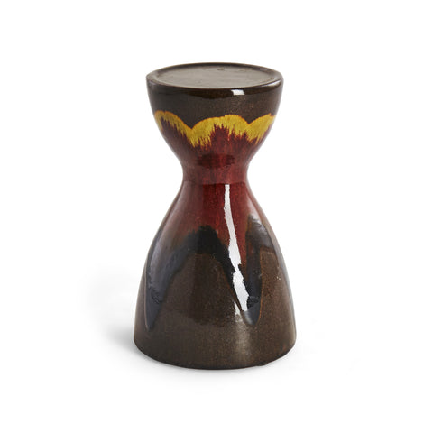 Brown Ceramic Candle Holder