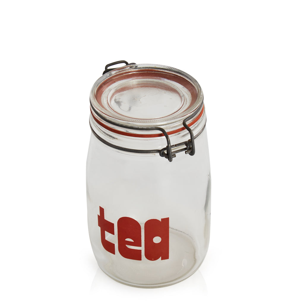 Vintage Glass Tea Jar