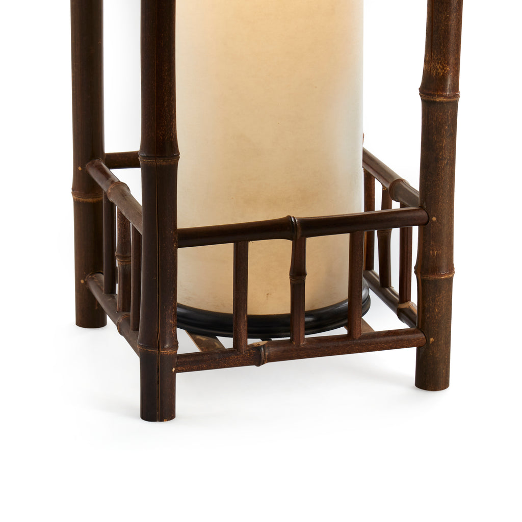 Wood Bamboo Floor Lamp