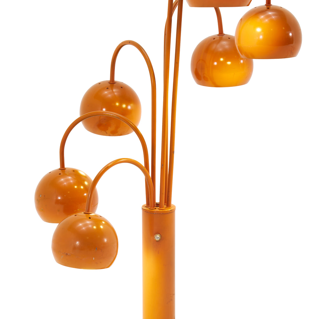 Orange Sonneman Waterfall Lamp