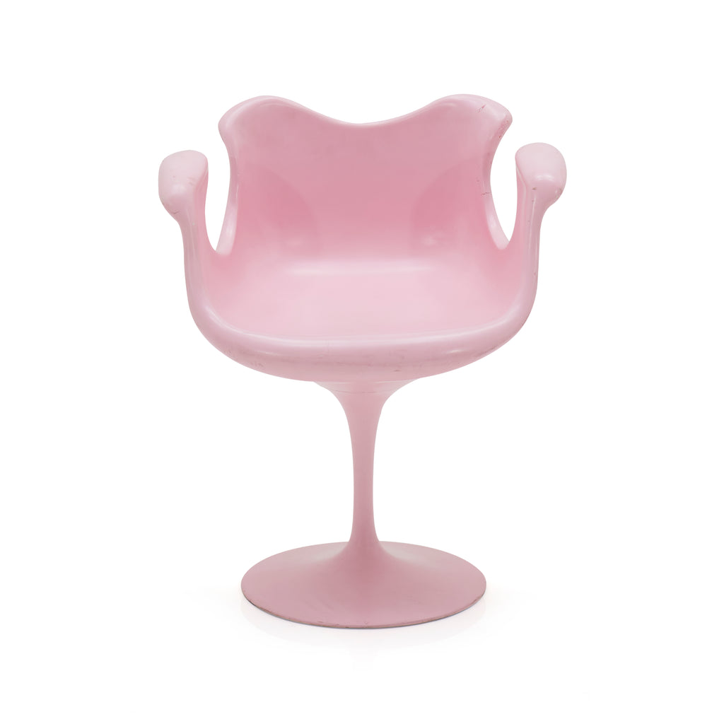 Pink Abstract Shape Tulip Chair