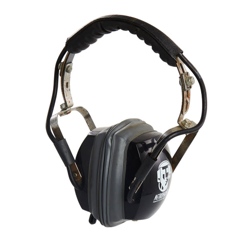 Black Vintage Over-Ear Headphones
