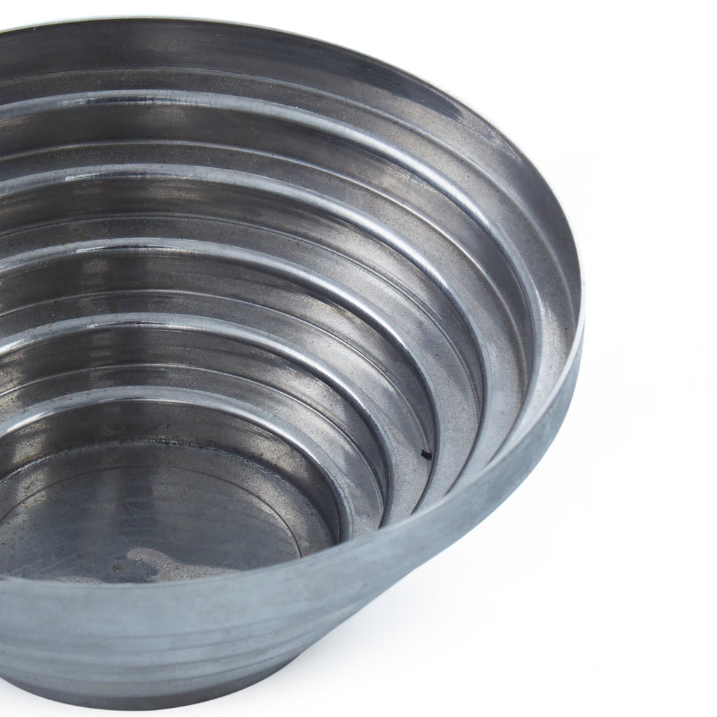 Stainless Steel Post-Modern Stepped Decorative Bowl
