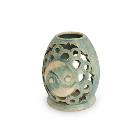 Ceramic Yin Yang Tea Light Holder