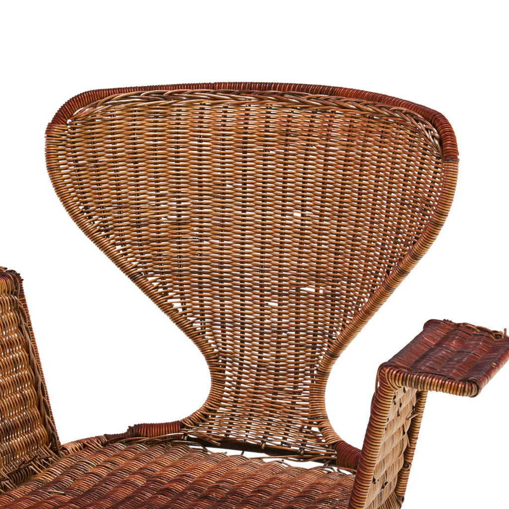 Distressed Salterini Rattan Bird Chair