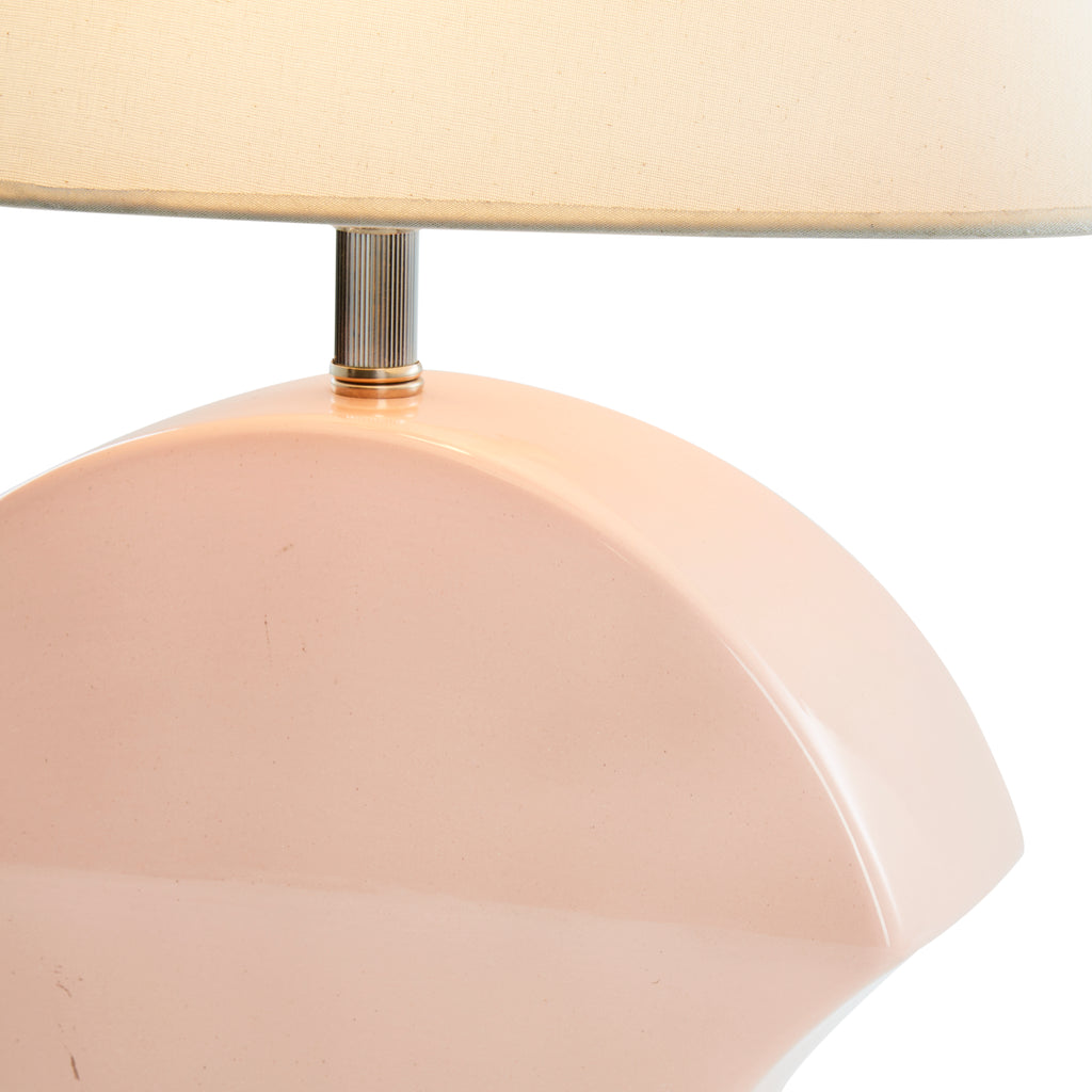 Muted Pink Ceramic Deco Table Lamp