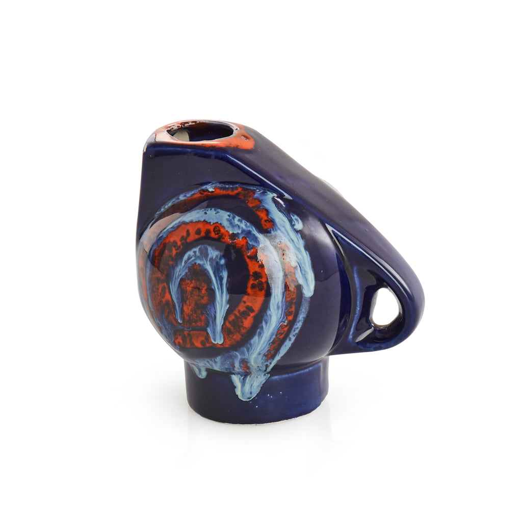 Blue Ceramic Teapot