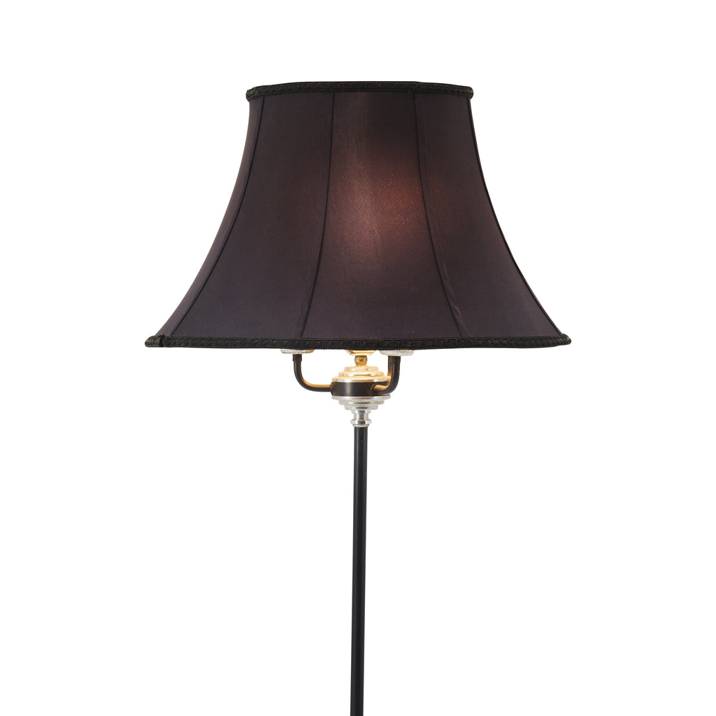 Black Floor Lamp with Shade