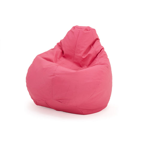 Pink Vinyl Bean Bag Chair