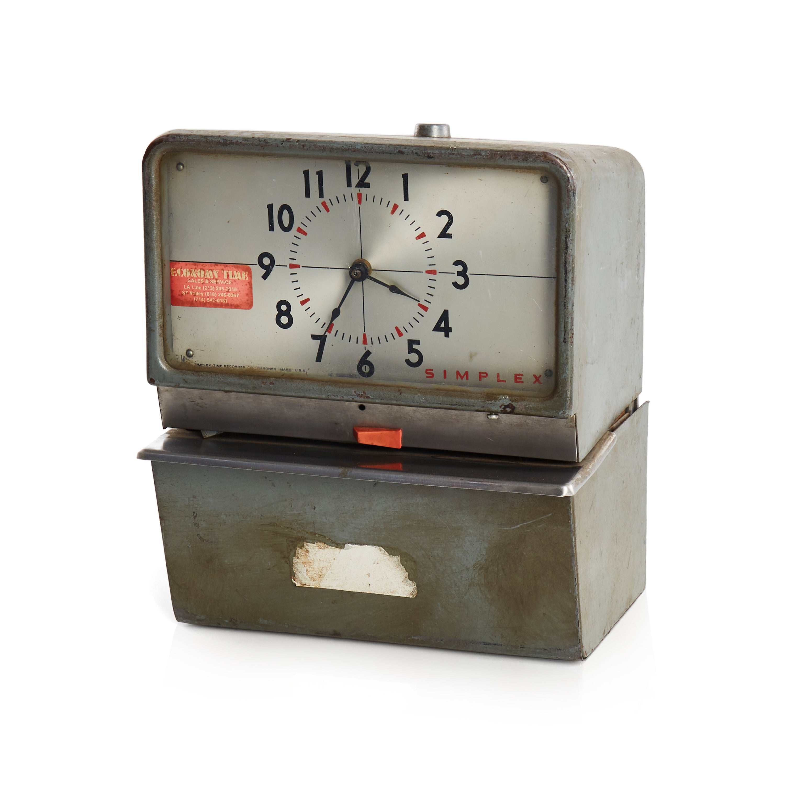 Grey Simplex Industrial Punch Clock - Gil & Roy Props