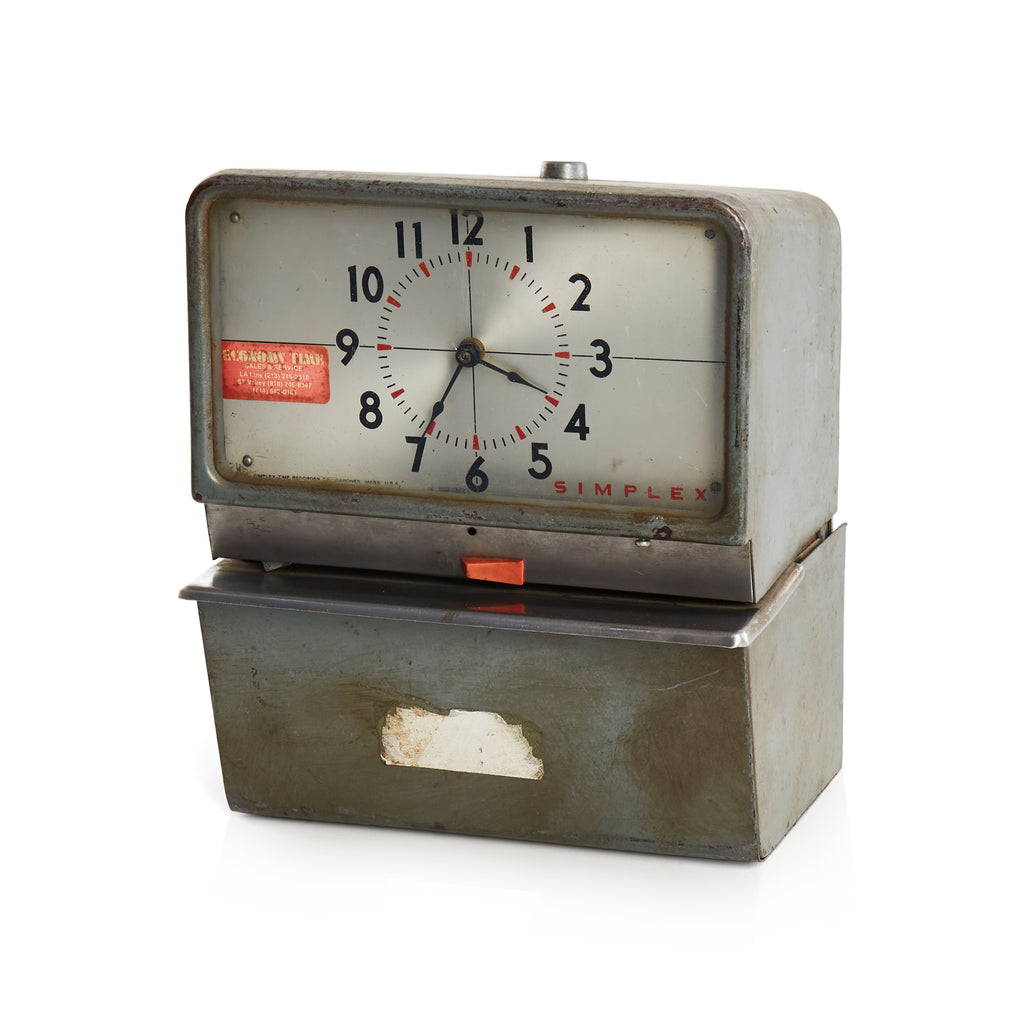 Grey Simplex Industrial Punch Clock