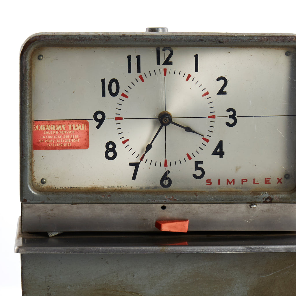 Grey Simplex Industrial Punch Clock