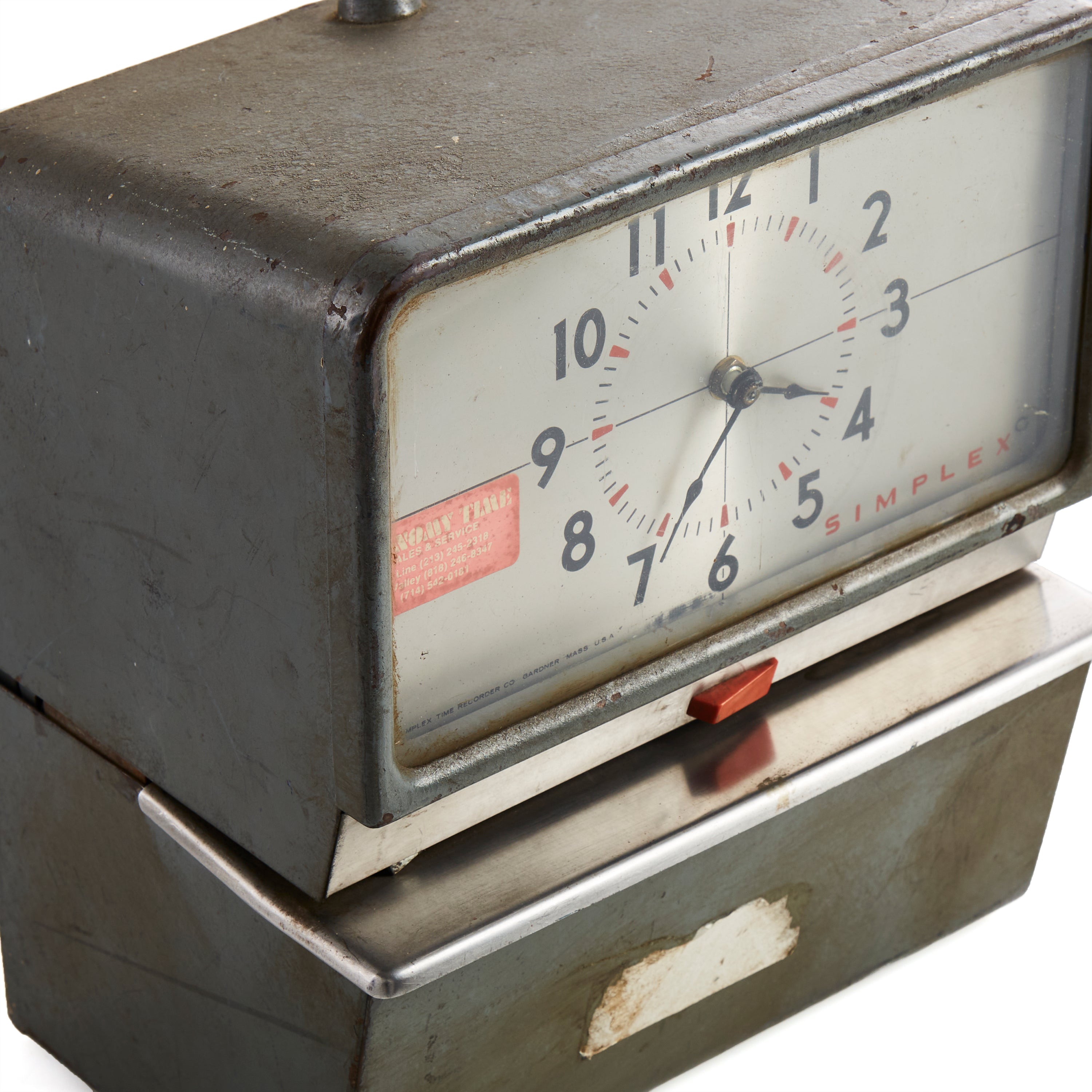Grey Simplex Industrial Punch Clock - Gil & Roy Props
