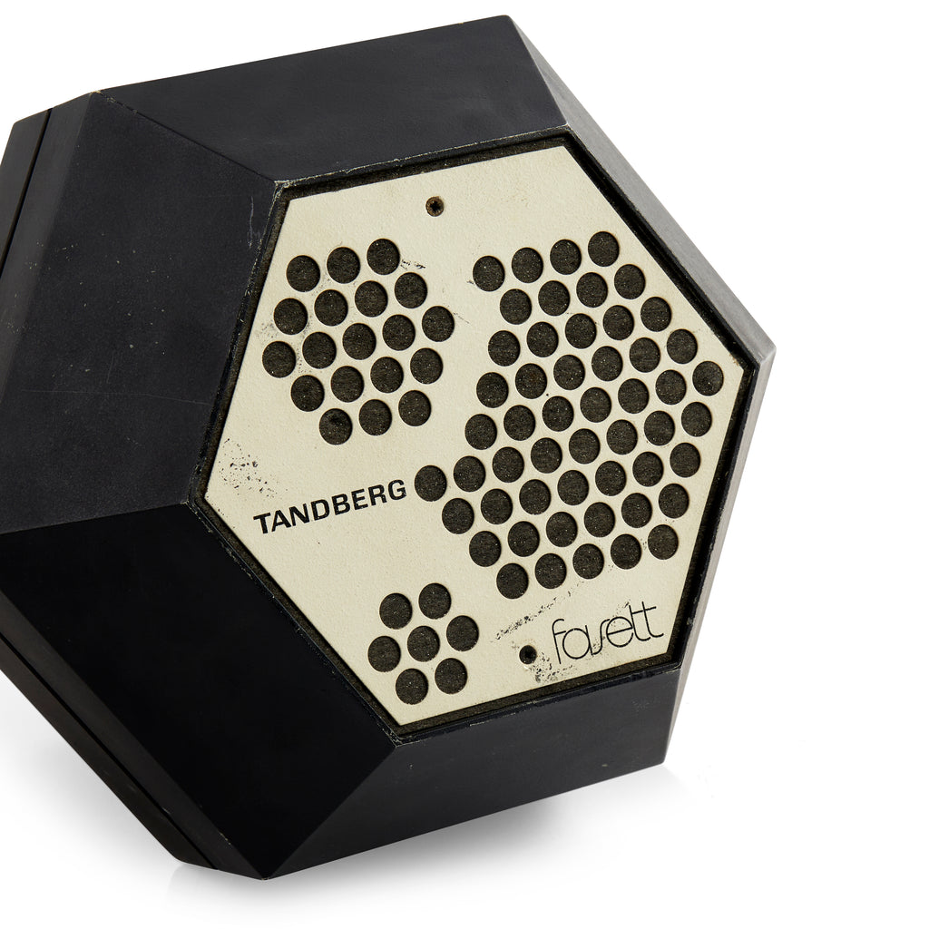 Black Tandberg Fasett Hexagonal Speakers