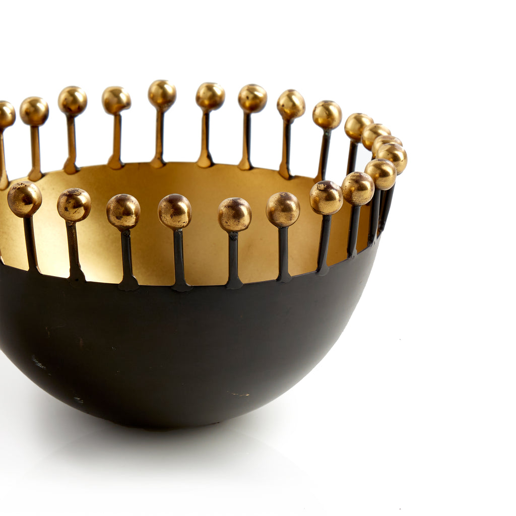 Black and Gold Decorative Bowl