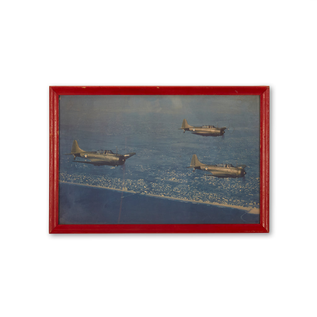 Photograph of WWII Fighter Squadron
