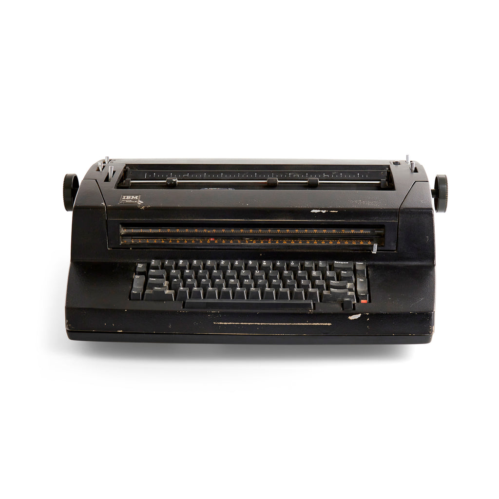 Black IBM Typewriter