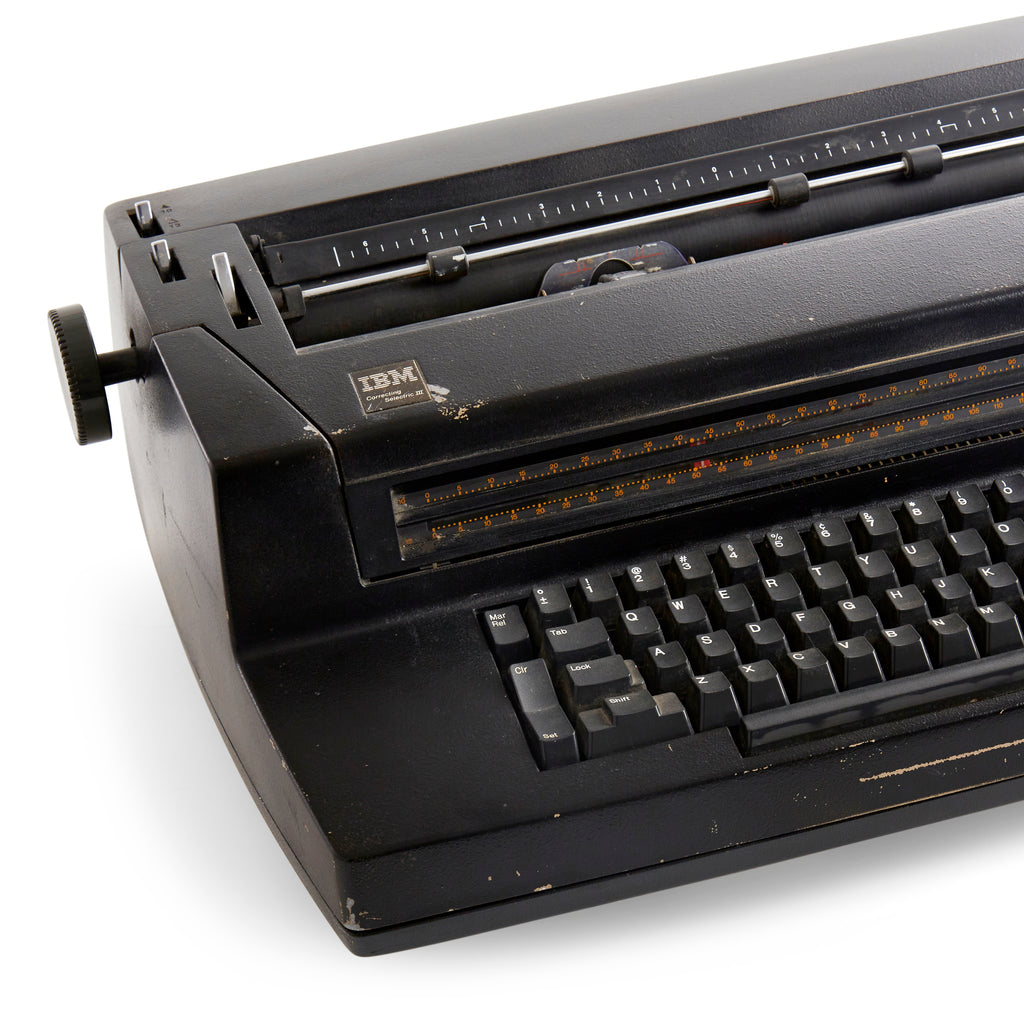 Black IBM Typewriter