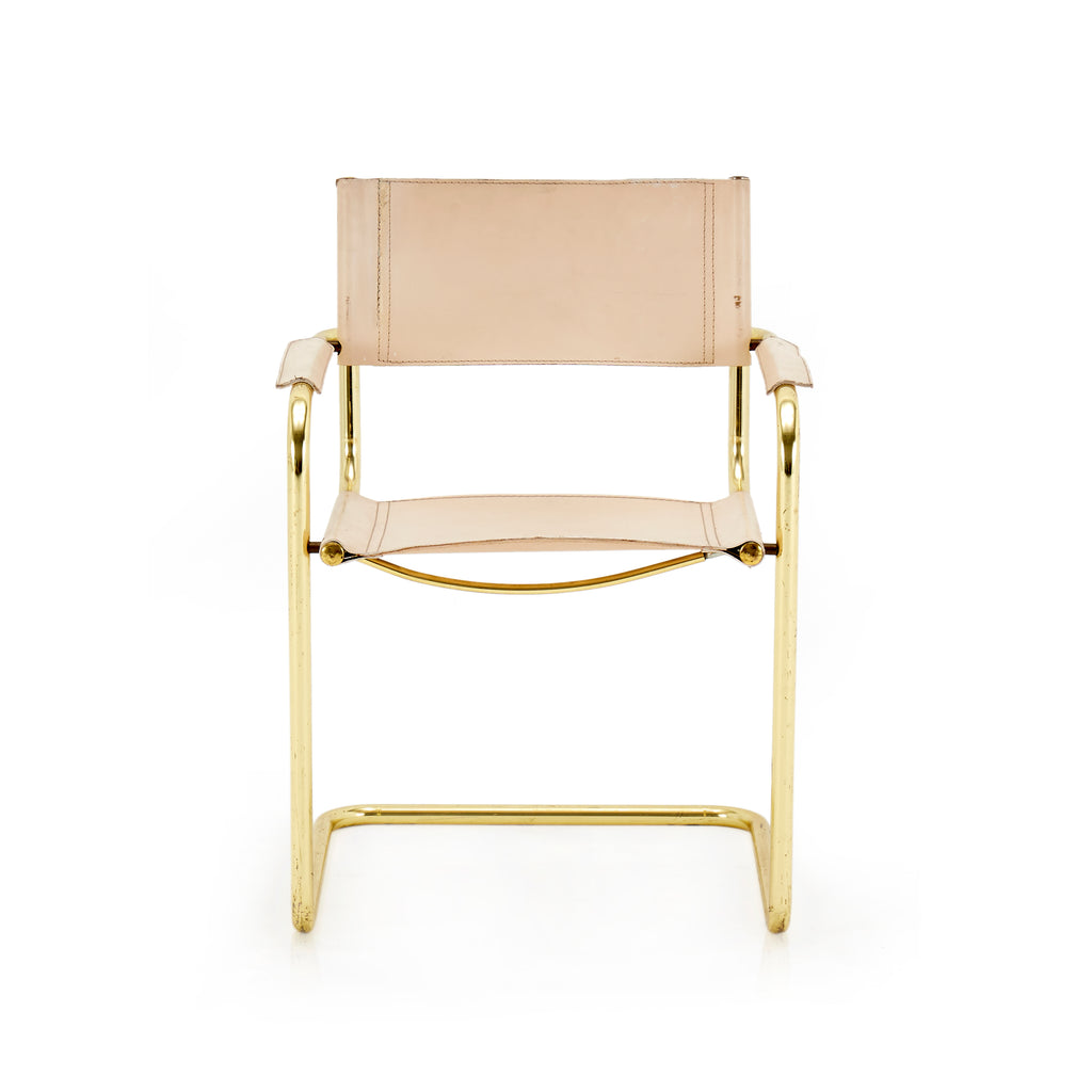 Gold and Cream Dining Chair