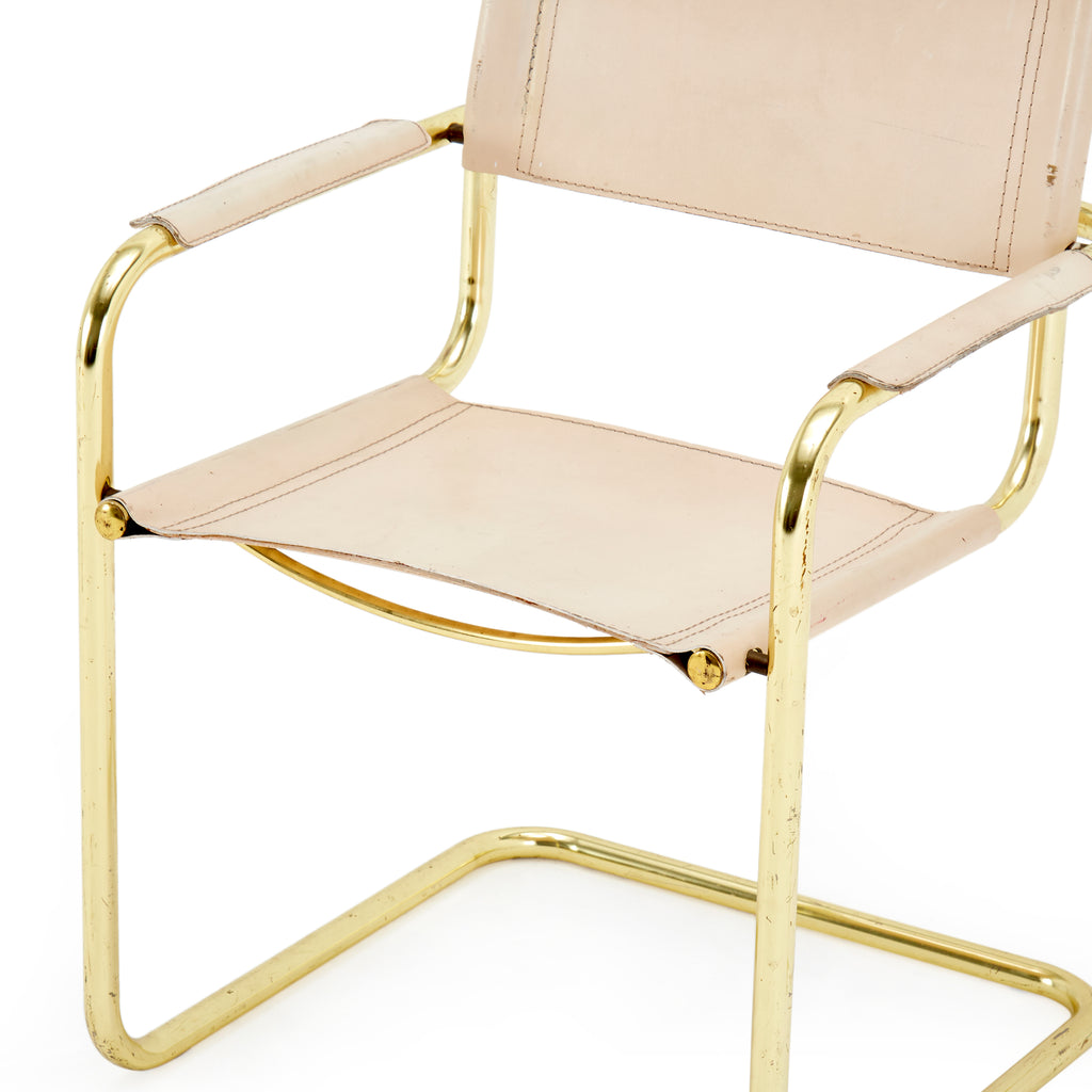 Gold and Cream Dining Chair