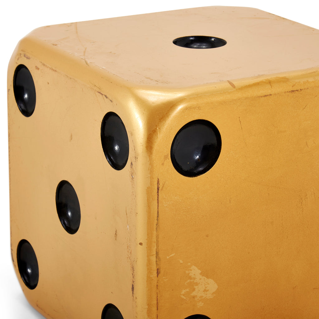 Gold Extra Large Dice Side Table