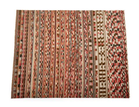 Large Multicolor Textured Rug