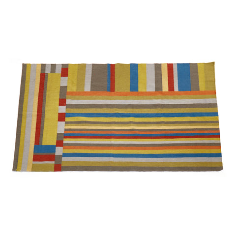 Colorful Stripe Abstract Rug