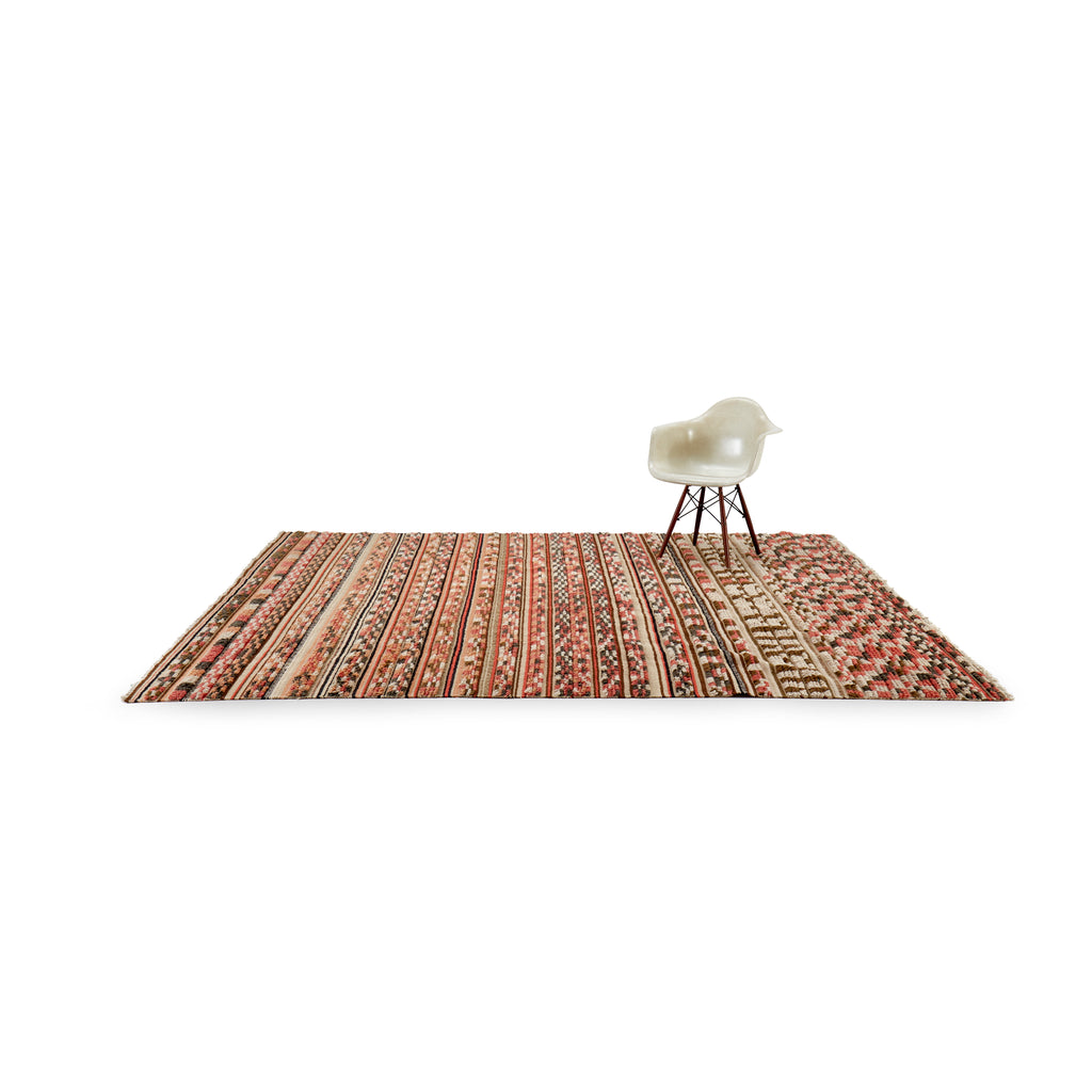 Large Multicolor Textured Rug