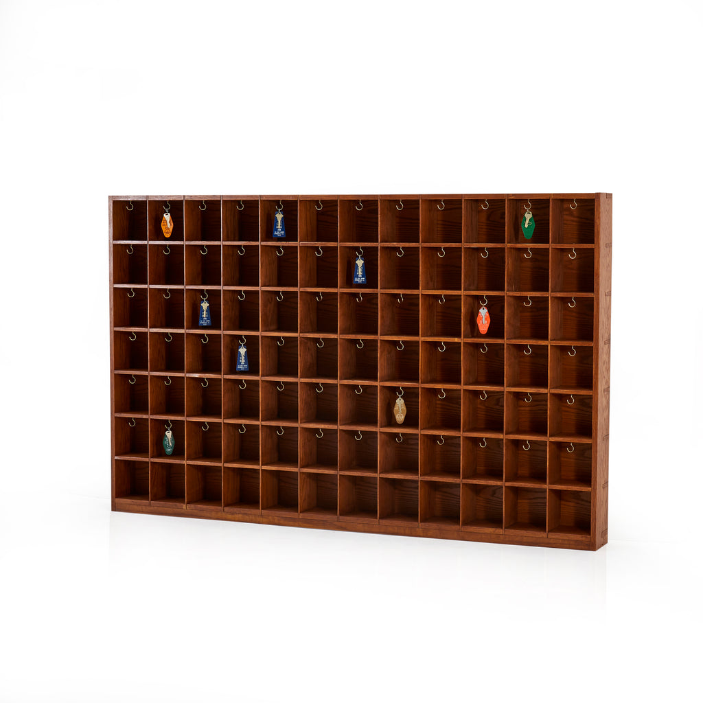 Wood Hotel Key Holder Cabinet