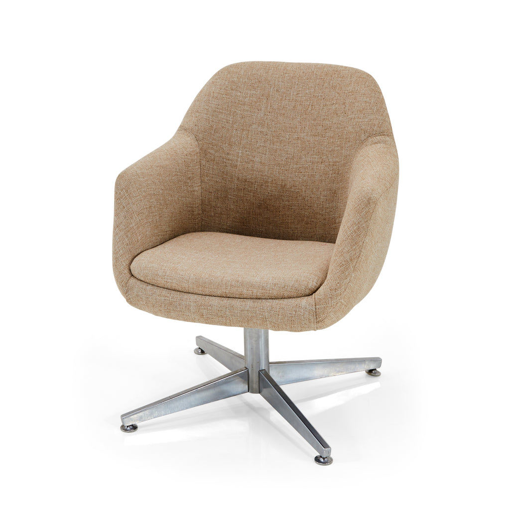 Beige Modern Office Arm Chair