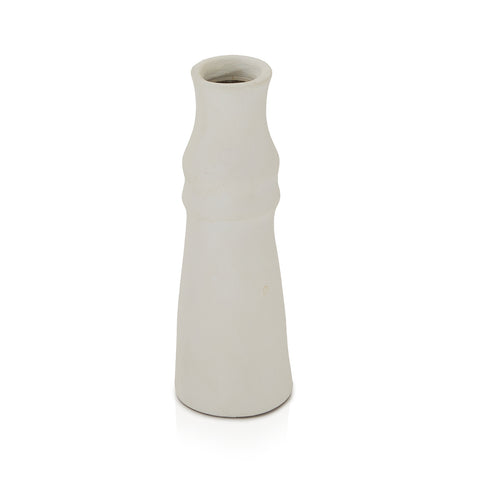 White Medium Ceramic Bottle (A+D)