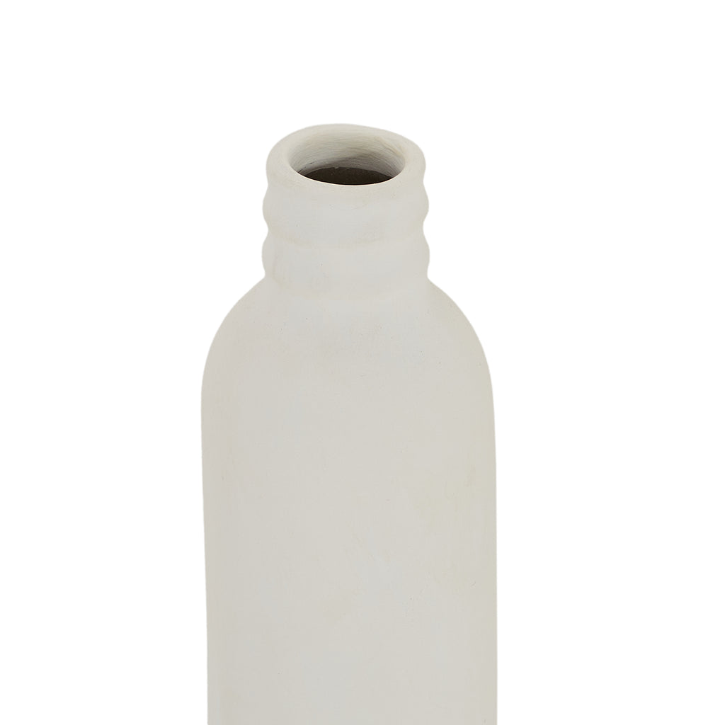 White Large Ceramic Bottle (A+D)