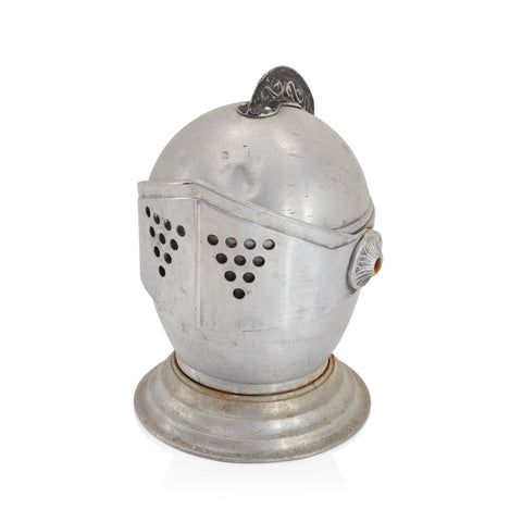 Silver Knight Helmet Ice Bucket