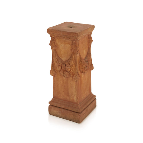 Terracotta Garland Pedestal