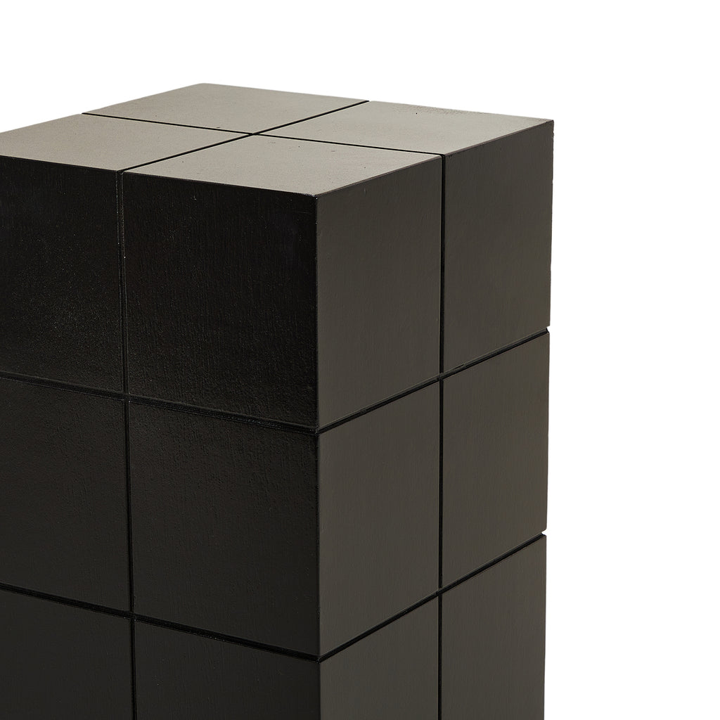 Black Cubes Pedestal - Small