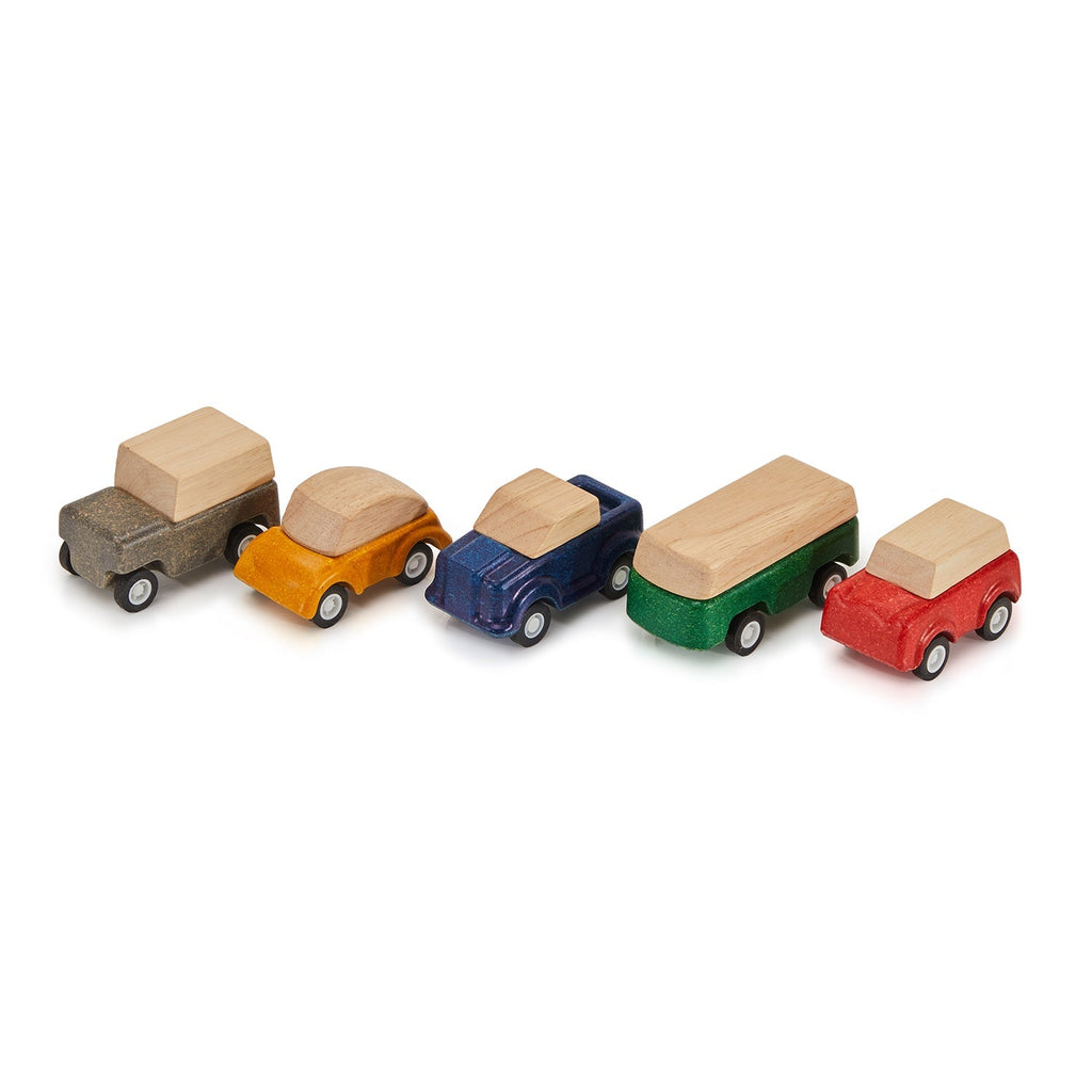 Green Wood Toy Car Bus (A+D)