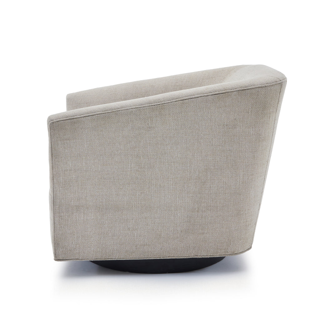 Grey Swivel Cooper Arm Chair