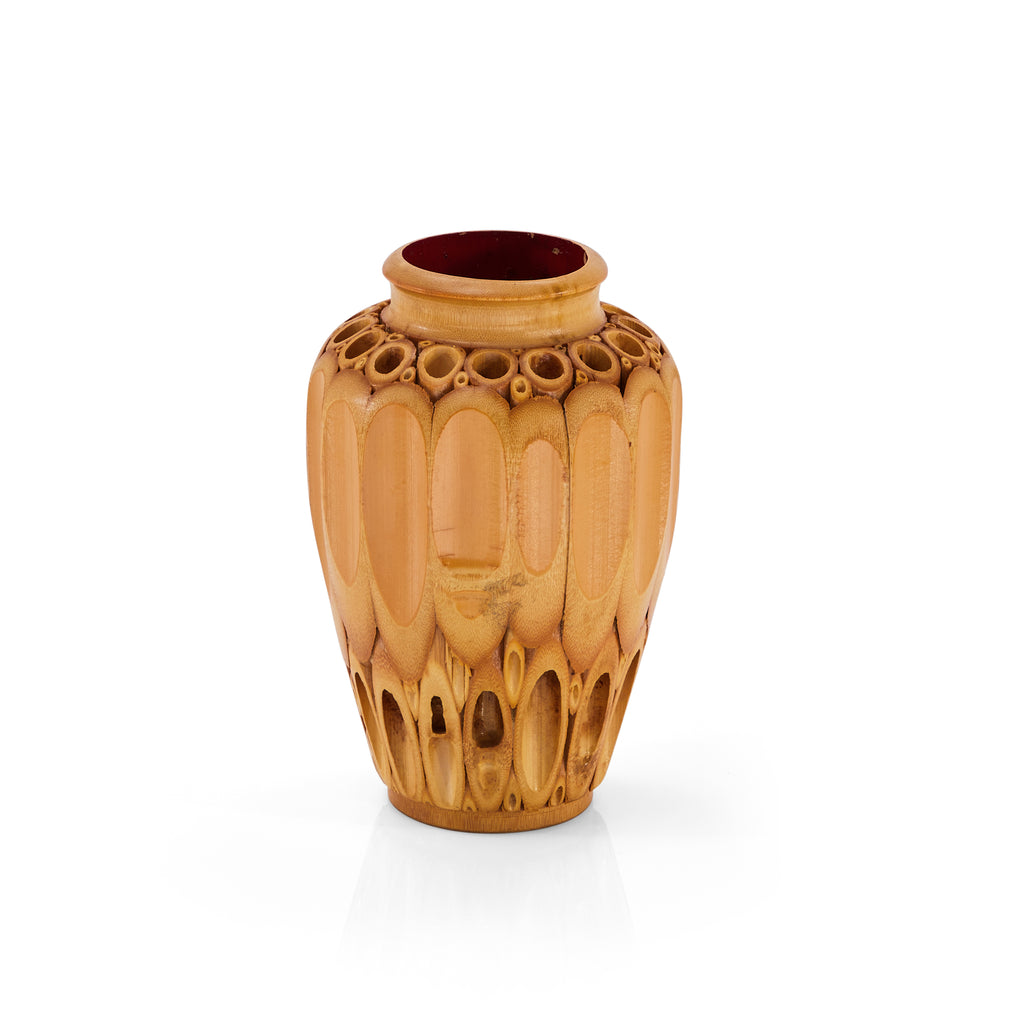 Bamboo Carved Vase