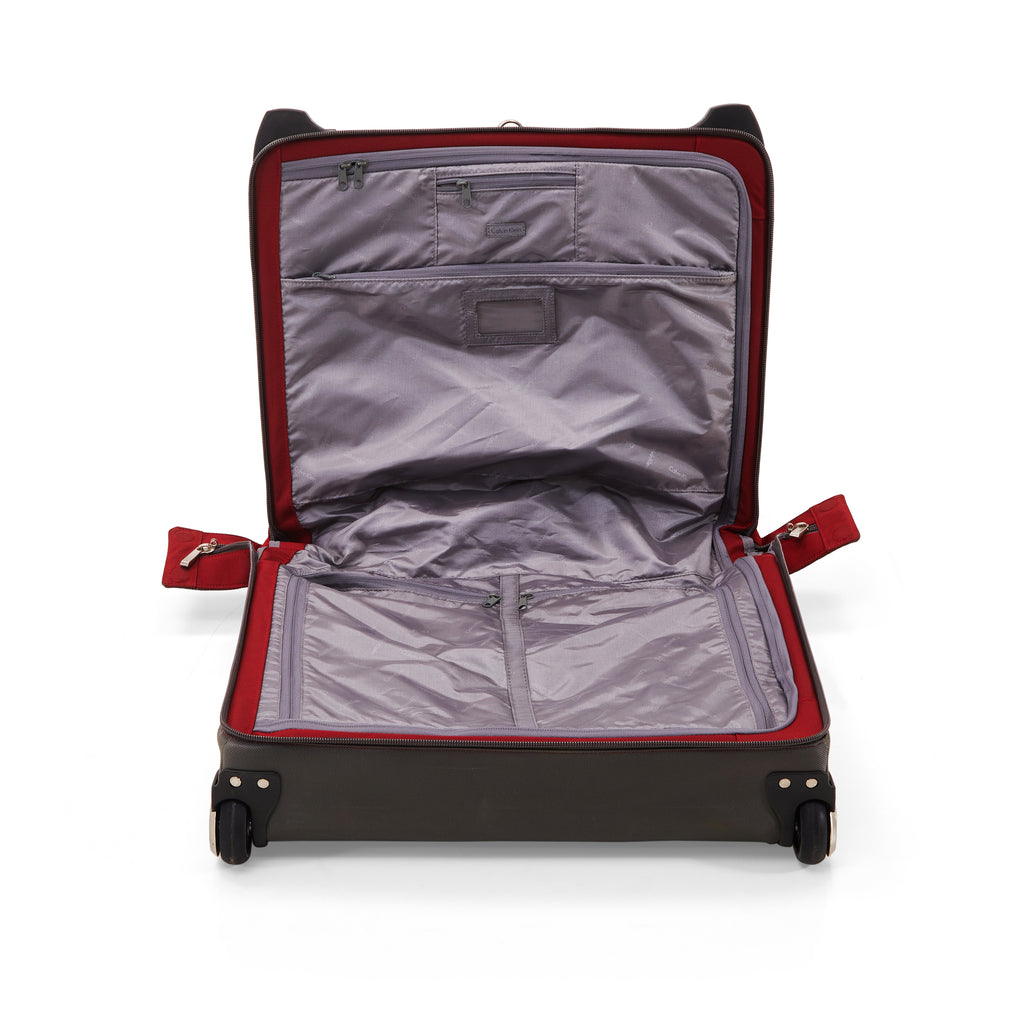 Red Calvin Klein Suitcase