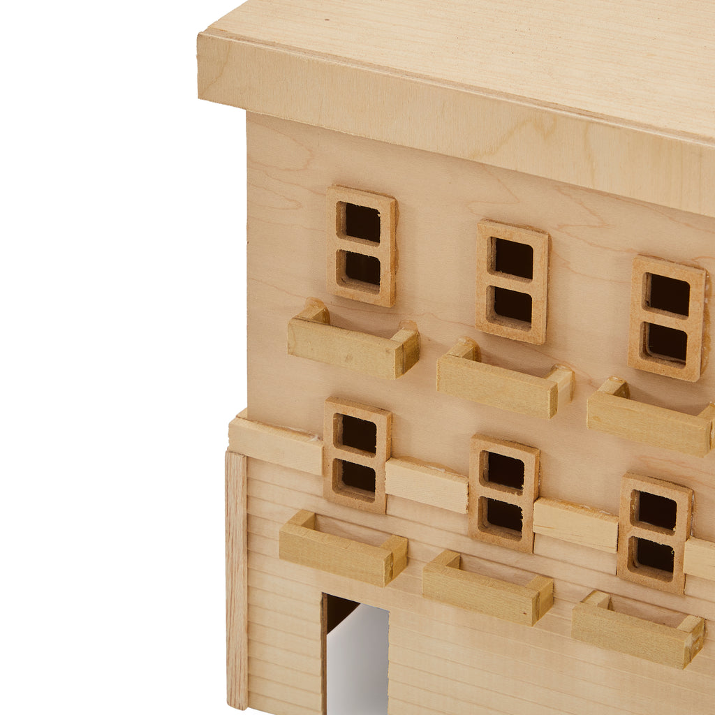 Brown Cardboard Assorted Mini-Buildings