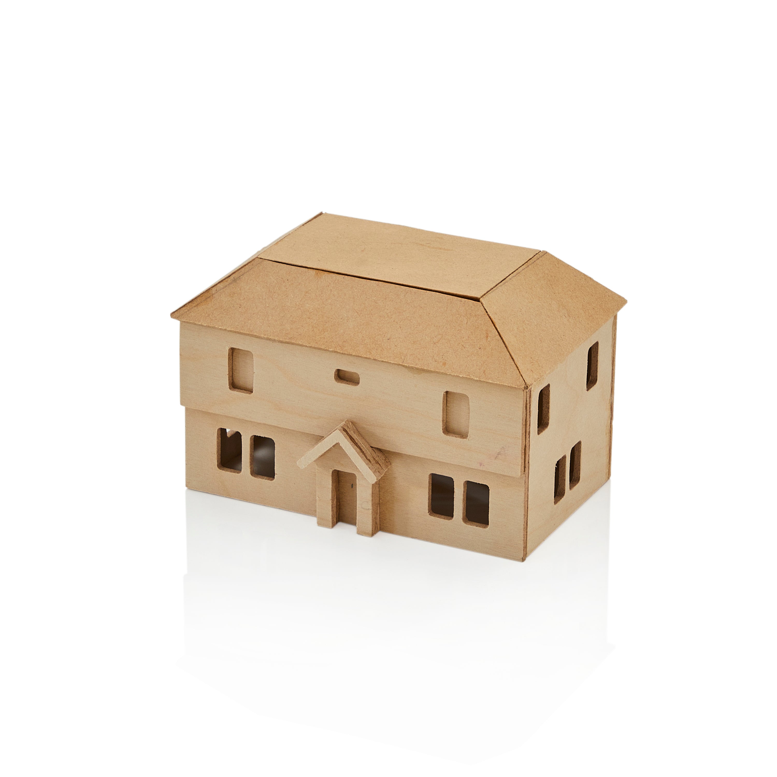 Brown Cardboard Assorted Mini-Buildings - Gil & Roy Props