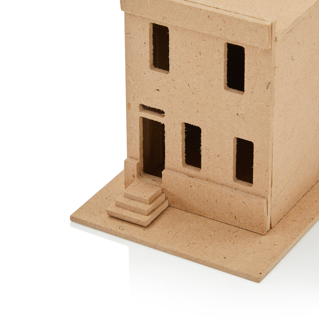 Brown Cardboard Assorted Mini-Buildings