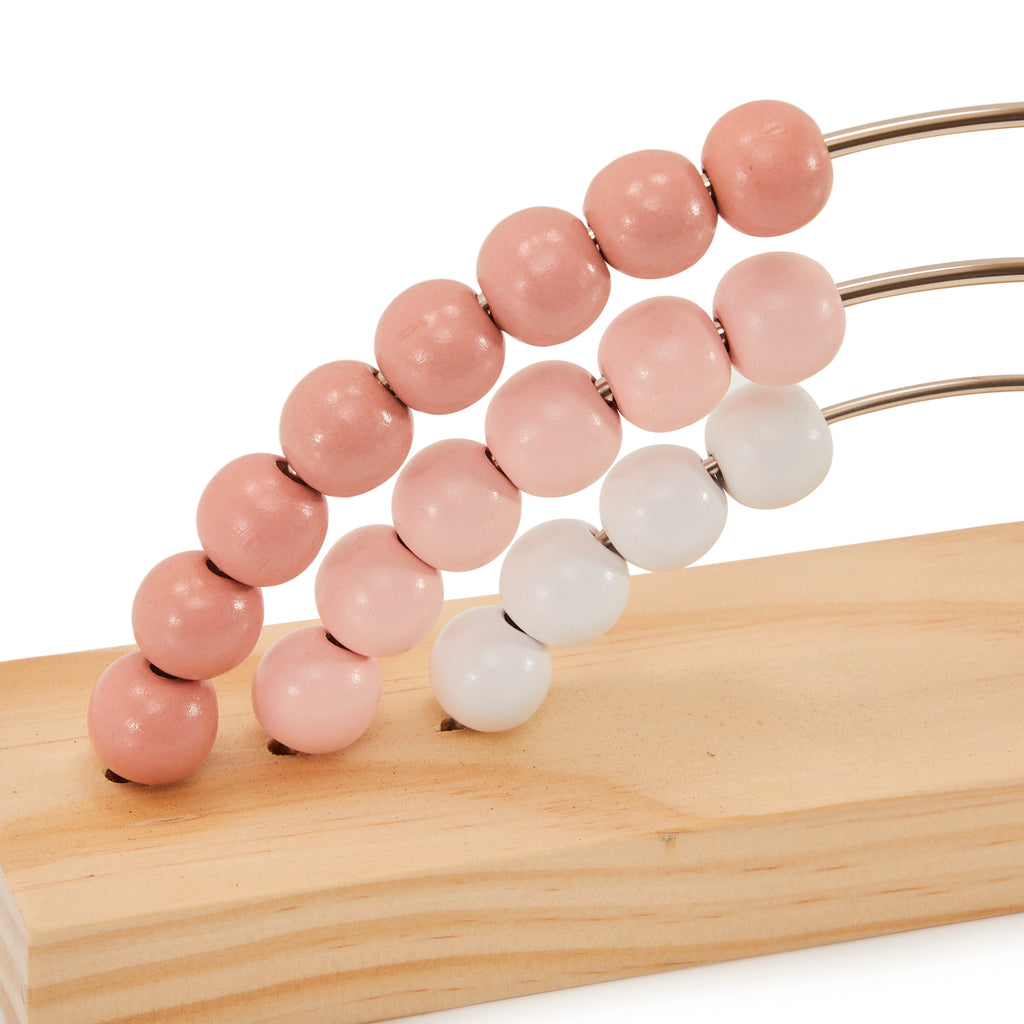 Wood & Pink Kid's Abacus (A+D)