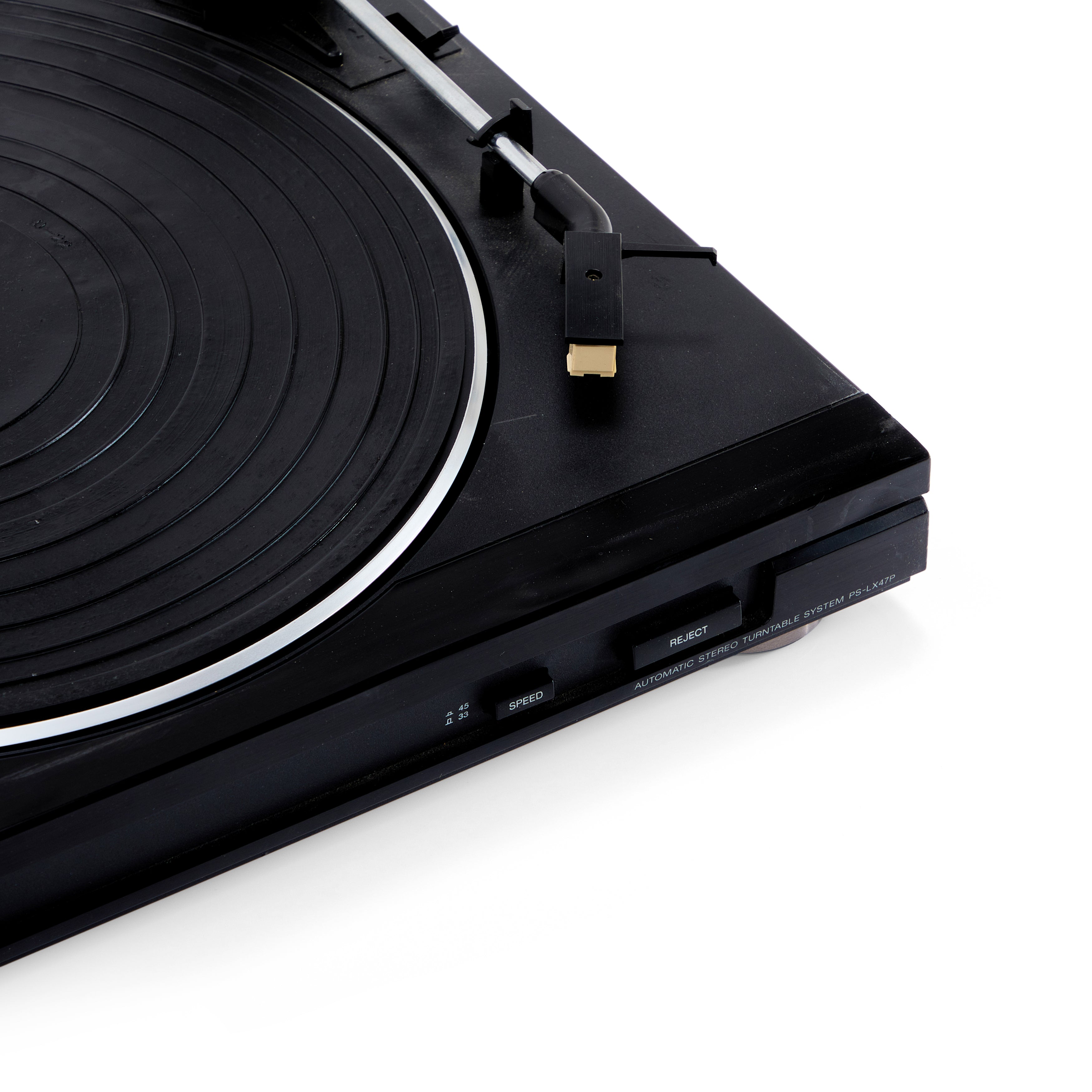 Black Sony PS-LX47P Turntable - Gil & Roy Props