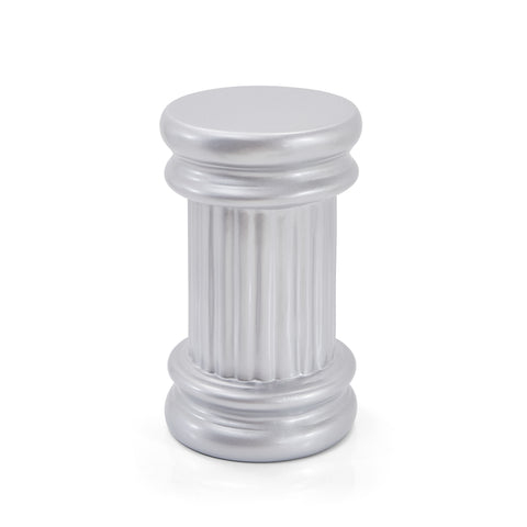 Silver Doric Column Pedestal