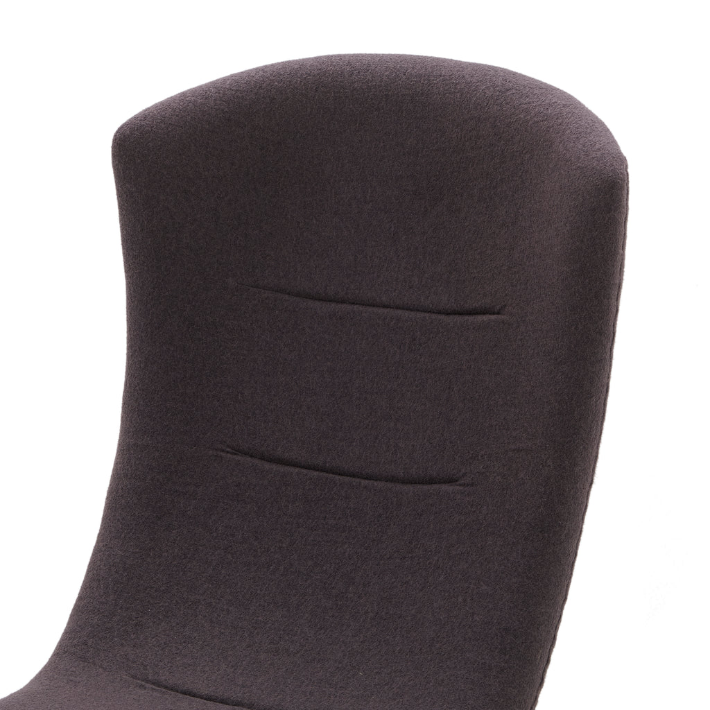 Grey Futuristic Lay Lounge Chair