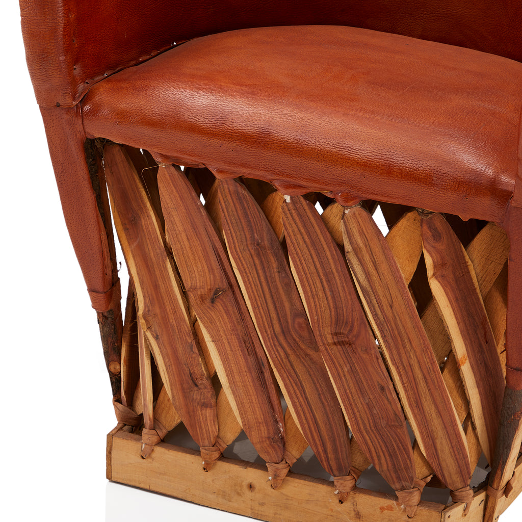 Brown Leather Equipale Chair