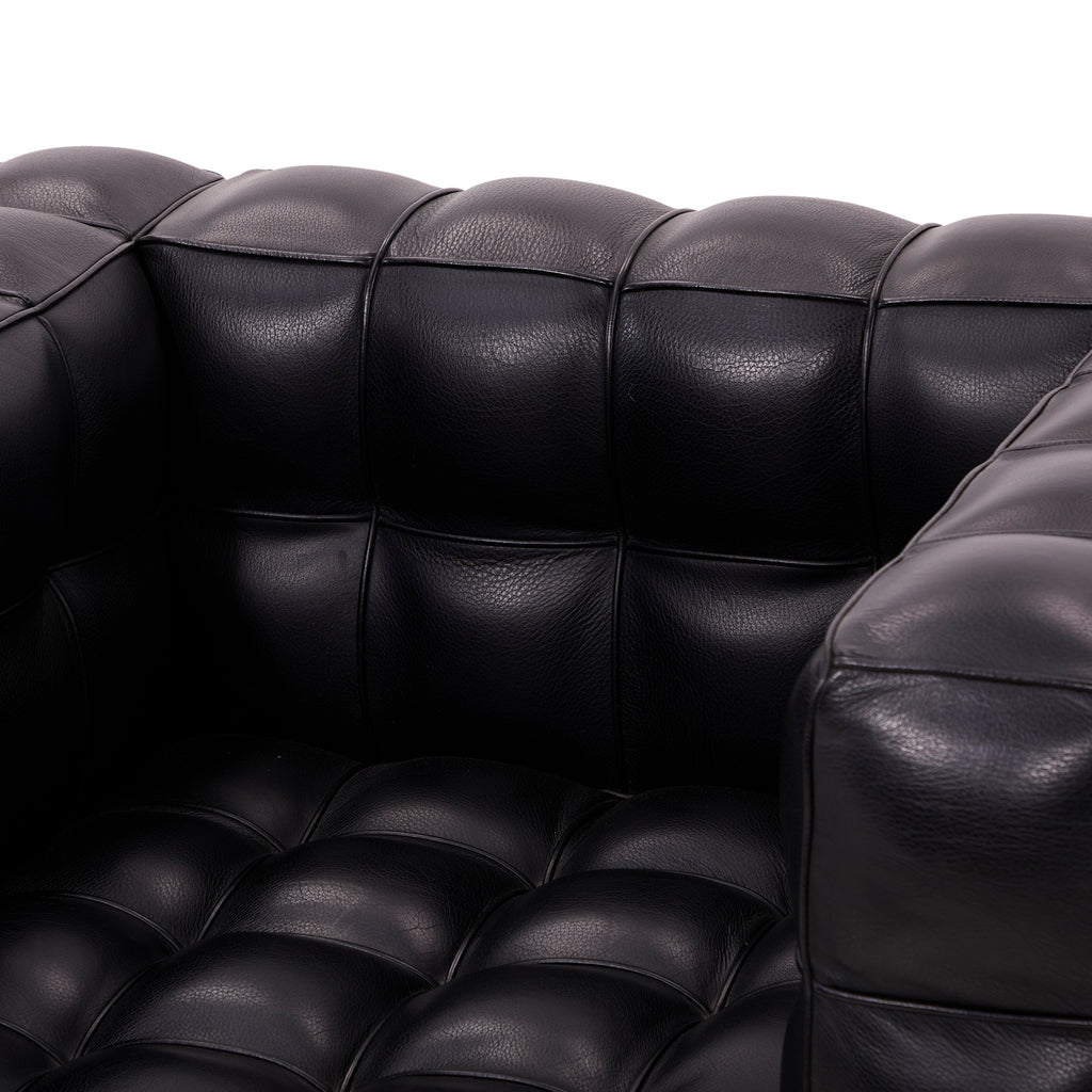 Black Leather Hoffman-Kubus Armchair