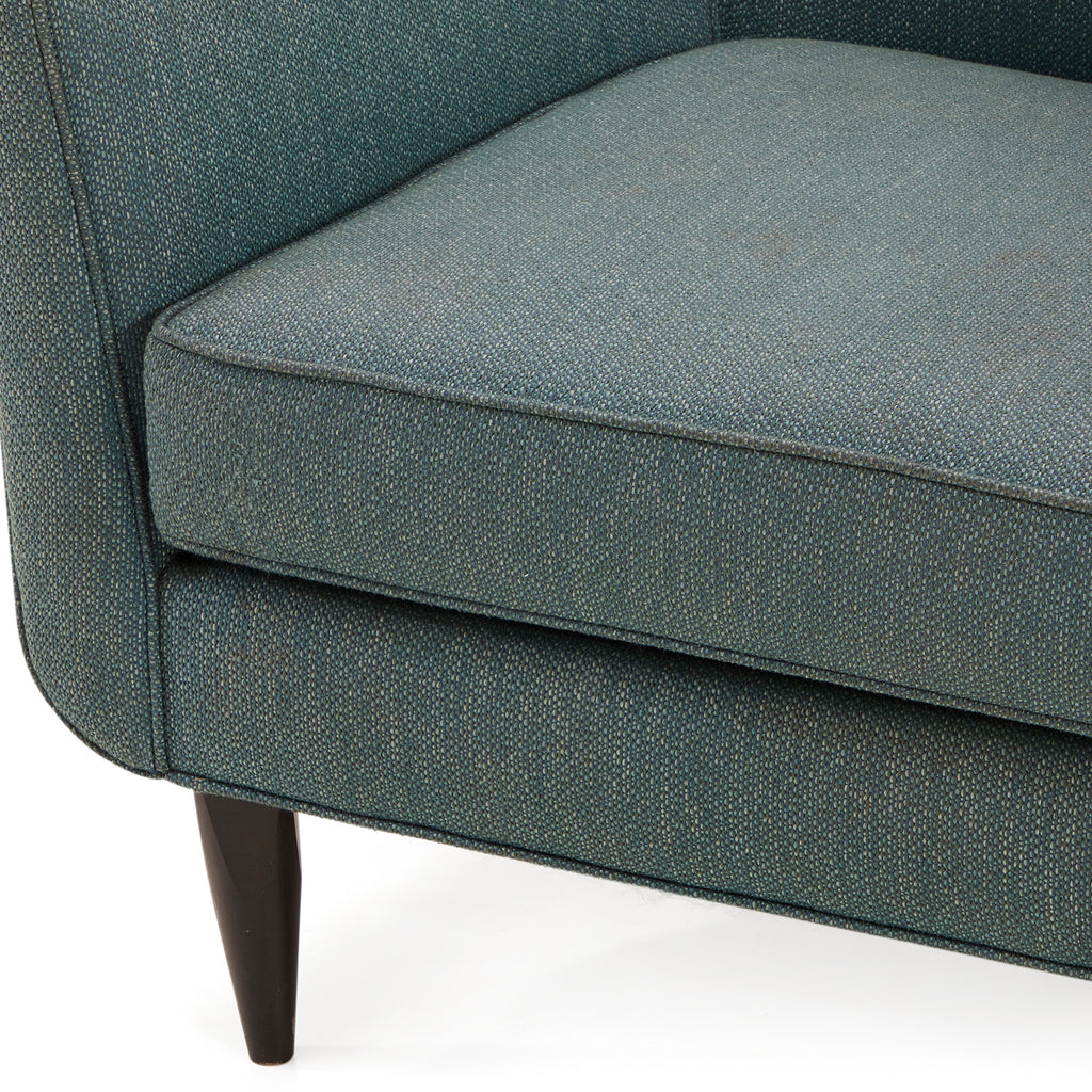 Blue Grey Gia Button Tufted Lounge Chair