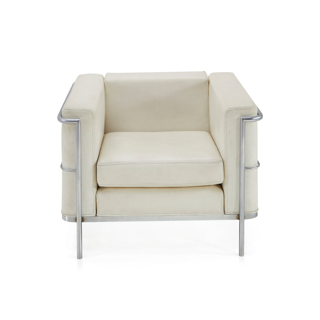 White Le Corbusier Club Chair